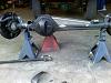 axle with gusset